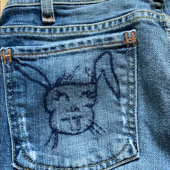 Flare jeans with designed back pocket - Picture 3 of 5